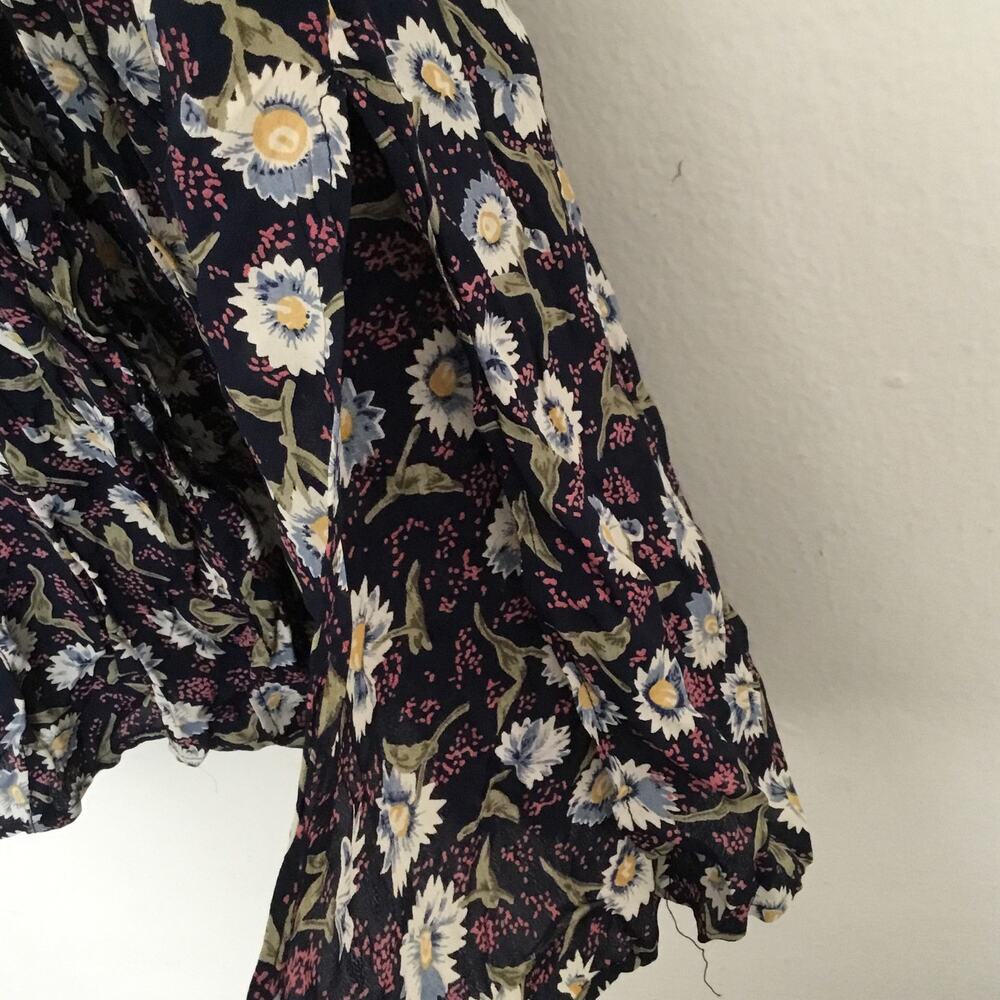 Vtg American Connection Floral Midi Skirt Deadstock Sz L - Picture 6 of 10